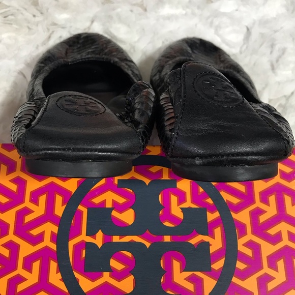 Tory Burch Python Embossed Ballet Flat - Picture 8 of 11